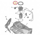 Citroen C1 Yakıt Depo Somunu